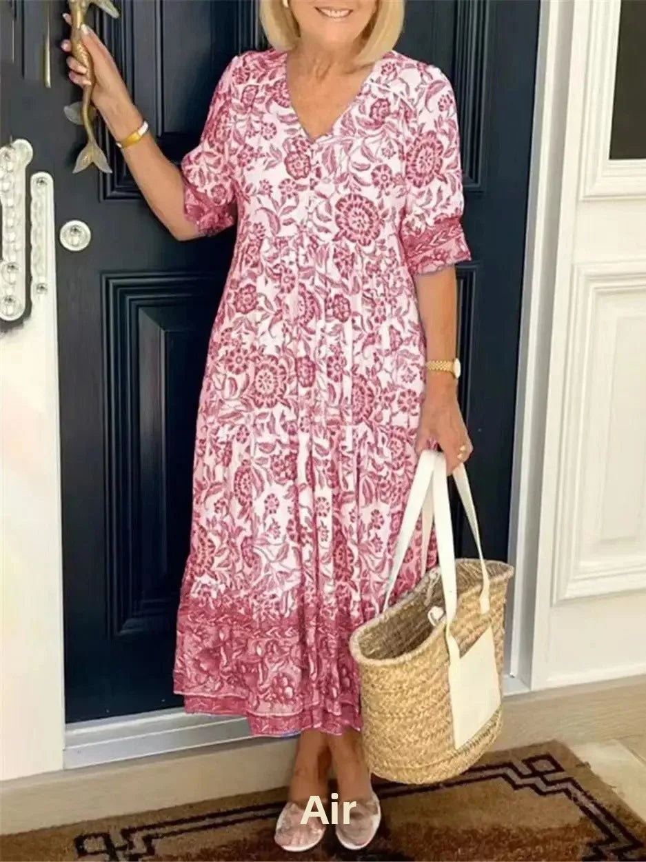 Anastasia | Udobna ljetna haljina – lagana, ženstvena i elegantna
