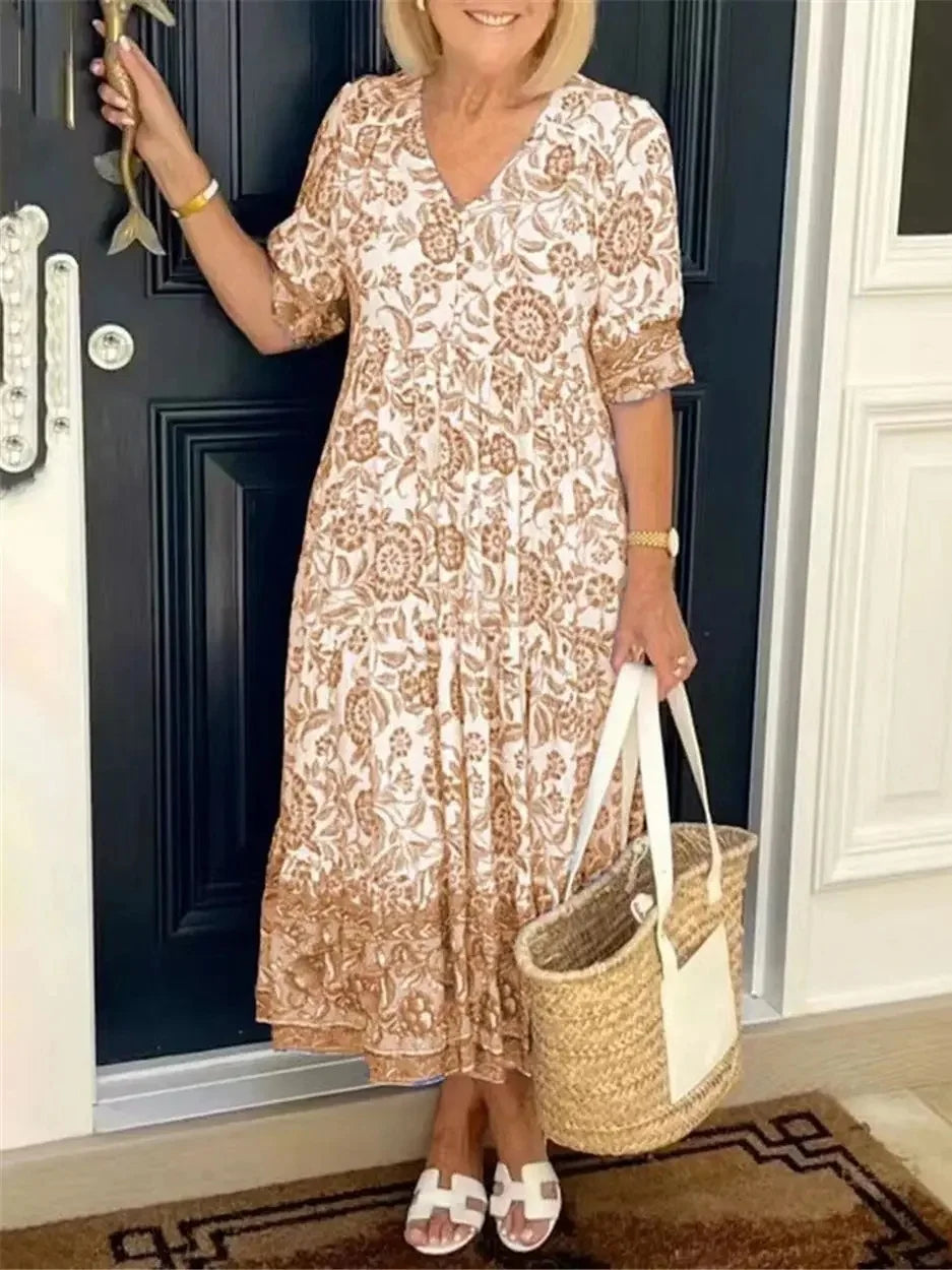 Anastasia | Udobna ljetna haljina – lagana, ženstvena i elegantna