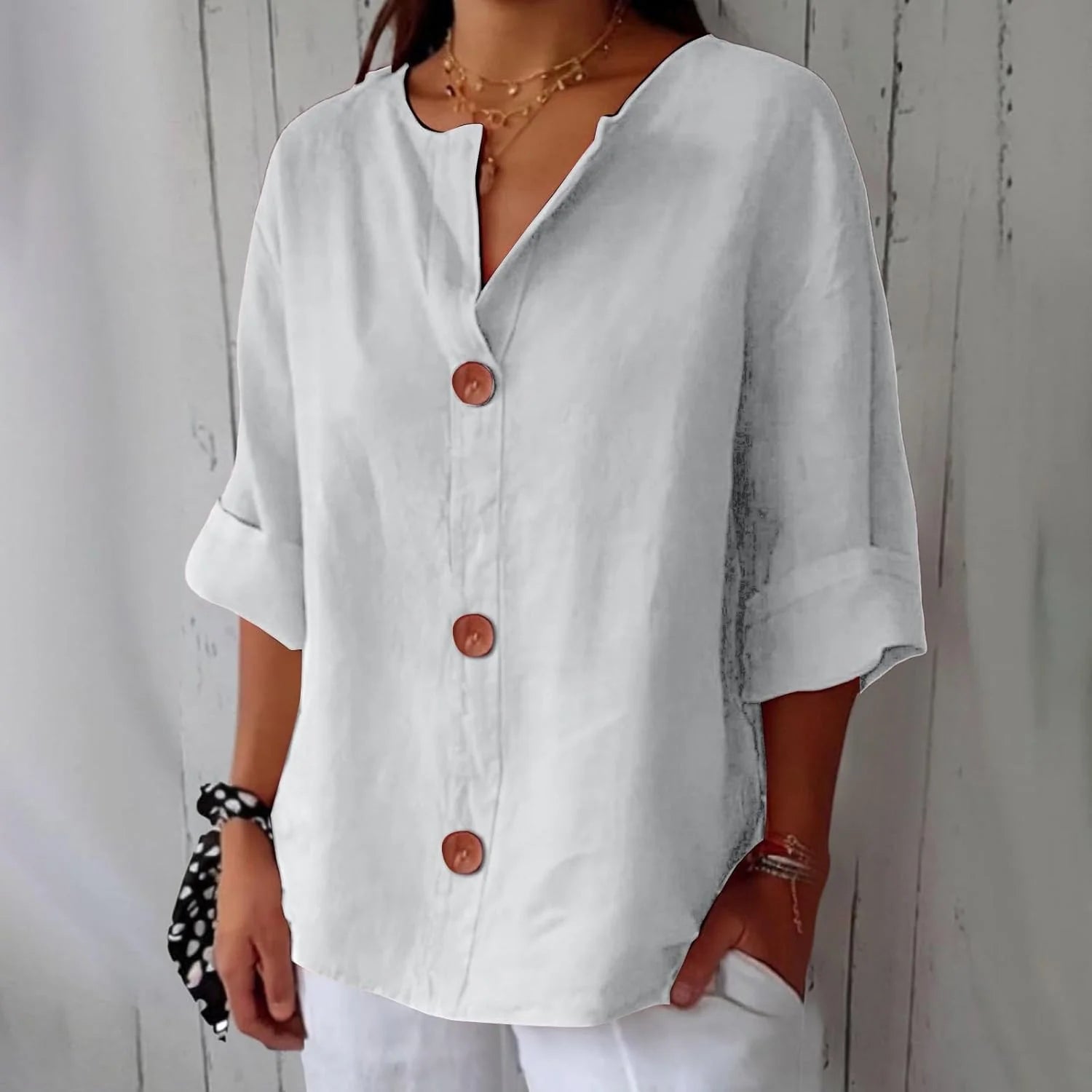 Nada | Ležerna lanena bluza
