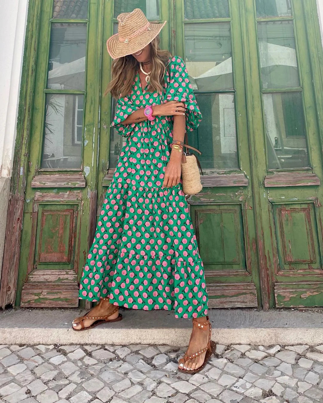 Fleur | Boho Maksi Haljina