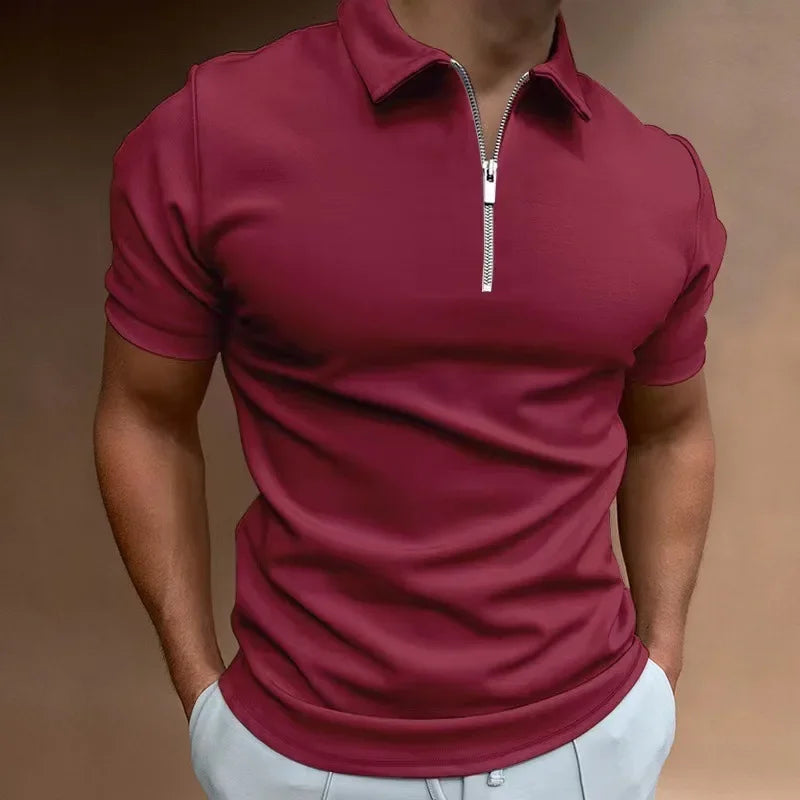 Santiago | Polo majica s patentnim zatvaračem