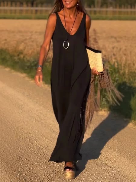 Evelyne | Elegantna duga haljina bez rukava